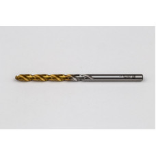 4.1mm Ø Cobalt Jobber Drill, 135° Point Angle x 30° Helix, 2 Flute, TiN Coated - Pack of 10