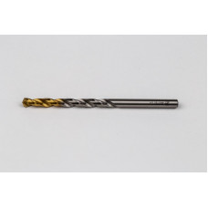4.2mm Ø Cobalt Jobber Drill, 135° Point Angle x 30° Helix, 2 Flute, TiN Coated - Pack of 10