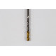 4.2mm Ø Cobalt Jobber Drill, 135° Point Angle x 30° Helix, 2 Flute, TiN Coated - Pack of 10