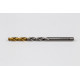 4.3mm Ø Cobalt Jobber Drill, 135° Point Angle x 30° Helix, 2 Flute, TiN Coated - Pack of 10