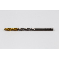 Кобальтовий свердлильний болт Ø 4,4 мм, кут вістря 135° x спіраль 30°, 2 канавки, покриття TiN - упаковка з 10 штук