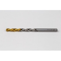 4.6mm Ø Cobalt Jobber Drill, 135° Point Angle x 30° Helix, 2 Flute, TiN Coated - Pack of 10