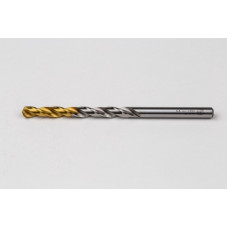4.6mm Ø Cobalt Jobber Drill, 135° Point Angle x 30° Helix, 2 Flute, TiN Coated - Pack of 10
