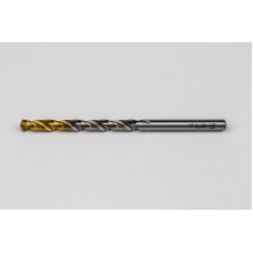 4.8mm Ø Cobalt Jobber Drill, 135° Point Angle x 30° Helix, 2 Flute, TiN Coated - Pack of 10