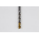 5.1mm Ø Cobalt Jobber Drill, 135° Point Angle x 30° Helix, 2 Flute, TiN Coated - Pack of 10