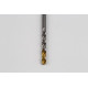5.2mm Ø Cobalt Jobber Drill, 135° Point Angle x 30° Helix, 2 Flute, TiN Coated - Pack of 10