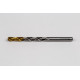 5.3mm Ø Cobalt Jobber Drill, 135° Point Angle x 30° Helix, 2 Flute, TiN Coated - Pack of 10