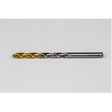 5.4mm Ø Cobalt Jobber Drill, 135° Point Angle x 30° Helix, 2 Flute, TiN Coated - Pack of 10