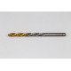 5.4mm Ø Cobalt Jobber Drill, 135° Point Angle x 30° Helix, 2 Flute, TiN Coated - Pack of 10