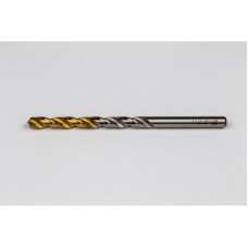 5.5mm Ø Cobalt Jobber Drill, 135° Point Angle x 30° Helix, 2 Flute, TiN Coated - Pack of 10