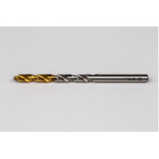 5.6mm Ø Cobalt Jobber Drill, 135° Point Angle x 30° Helix, 2 Flute, TiN Coated - Pack of 10
