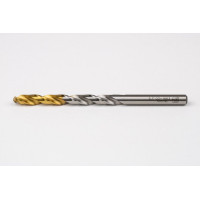 5.7mm Ø Cobalt Jobber Drill, 135° Point Angle x 30° Helix, 2 Flute, TiN Coated - Pack of 10