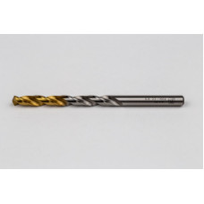 5.8mm Ø Cobalt Jobber Drill, 135° Point Angle x 30° Helix, 2 Flute, TiN Coated - Pack of 10