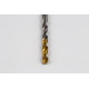5.9mm Ø Cobalt Jobber Drill, 135° Point Angle x 30° Helix, 2 Flute, TiN Coated - Pack of 10