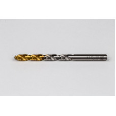 6mm Ø Cobalt Jobber Drill, 135° Point Angle x 30° Helix, 2 Flute, TiN Coated - Pack of 10