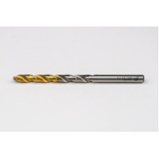 6.2mm Ø Cobalt Jobber Drill, 135° Point Angle x 30° Helix, 2 Flute, TiN Coated - Pack of 10