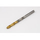 6.2mm Ø Cobalt Jobber Drill, 135° Point Angle x 30° Helix, 2 Flute, TiN Coated - Pack of 10