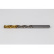 6.4mm Ø Cobalt Jobber Drill, 135° Point Angle x 30° Helix, 2 Flute, TiN Coated - Pack of 10