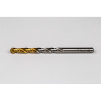 Кобальтовий свердлильний болт Ø 6,5 мм, кут вістря 135° x спіраль 30°, 2 канавки, покриття TiN - упаковка з 10 штук