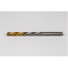6.5mm Ø Cobalt Jobber Drill, 135° Point Angle x 30° Helix, 2 Flute, TiN Coated - Pack of 10