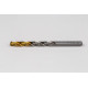 6.6mm Ø Cobalt Jobber Drill, 135° Point Angle x 30° Helix, 2 Flute, TiN Coated - Pack of 5