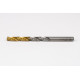 7mm Ø Cobalt Jobber Drill, 135° Point Angle x 30° Helix, 2 Flute, TiN Coated - Pack of 5