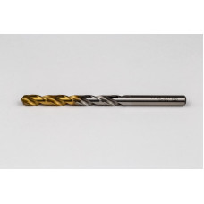 7.1mm Ø Cobalt Jobber Drill, 135° Point Angle x 30° Helix, 2 Flute, TiN Coated - Pack of 5