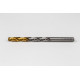 7.2mm Ø Cobalt Jobber Drill, 135° Point Angle x 30° Helix, 2 Flute, TiN Coated - Pack of 5