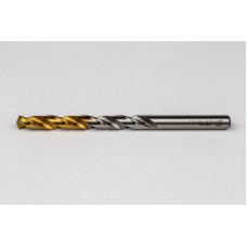 7.3mm Ø Cobalt Jobber Drill, 135° Point Angle x 30° Helix, 2 Flute, TiN Coated - Pack of 5