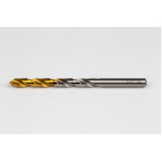7.7mm Ø Cobalt Jobber Drill, 135° Point Angle x 30° Helix, 2 Flute, TiN Coated - Pack of 5