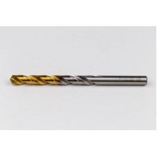 8.7mm Ø Cobalt Jobber Drill, 135° Point Angle x 30° Helix, 2 Flute, TiN Coated - Pack of 5
