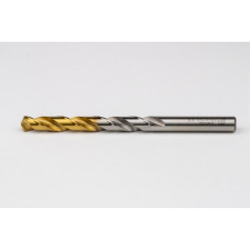 9.6mm Ø Cobalt Jobber Drill, 135° Point Angle x 30° Helix, 2 Flute, TiN Coated - Pack of 5