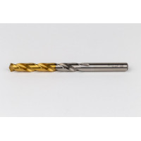 9.8mm Ø Кобальтовое спиральное сверло, Угол при вершине 135° x Угол наклона спирали 30°, 2 канавки, С покрытием TiN - Упаковка из 5 шт.