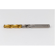 9.8mm Ø Cobalt Jobber Drill, 135° Point Angle x 30° Helix, 2 Flute, TiN Coated - Pack of 5