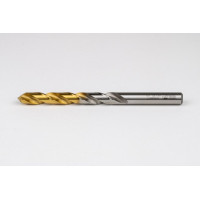 10.1mm Ø Cobalt Jobber Drill, 135° Point Angle x 30° Helix, 2 Flute, TiN Coated - Pack of 5