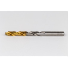 10.2mm Ø Cobalt Jobber Drill, 135° Point Angle x 30° Helix, 2 Flute, TiN Coated - Pack of 5