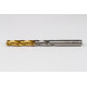 10.5mm Ø Cobalt Jobber Drill, 135° Point Angle x 30° Helix, 2 Flute, TiN Coated - Pack of 5