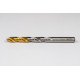 10.6mm Ø Cobalt Jobber Drill, 135° Point Angle x 30° Helix, 2 Flute, TiN Coated - Pack of 5