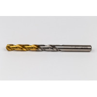 10.7mm Ø Cobalt Jobber Drill, 135° Point Angle x 30° Helix, 2 Flute, TiN Coated - Pack of 5