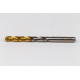 10.7mm Ø Cobalt Jobber Drill, 135° Point Angle x 30° Helix, 2 Flute, TiN Coated - Pack of 5