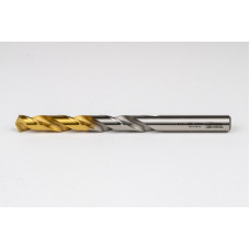 11.1mm Ø Cobalt Jobber Drill, 135° Point Angle x 30° Helix, 2 Flute, TiN Coated - Pack of 5