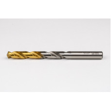 11.4mm Ø Cobalt Jobber Drill, 135° Point Angle x 30° Helix, 2 Flute, TiN Coated - Pack of 5