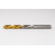 12.1mm Ø Cobalt Jobber Drill, 135° Point Angle x 30° Helix, 2 Flute, TiN Coated - Pack of 5