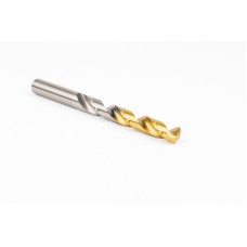 12.7mm Ø Cobalt Jobber Drill, 135° Point Angle x 30° Helix, 2 Flute, TiN Coated - Pack of 5