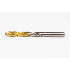 12.8mm Ø Cobalt Jobber Drill, 135° Point Angle x 30° Helix, 2 Flute, TiN Coated - Pack of 5