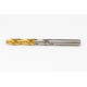 12.8mm Ø Cobalt Jobber Drill, 135° Point Angle x 30° Helix, 2 Flute, TiN Coated - Pack of 5