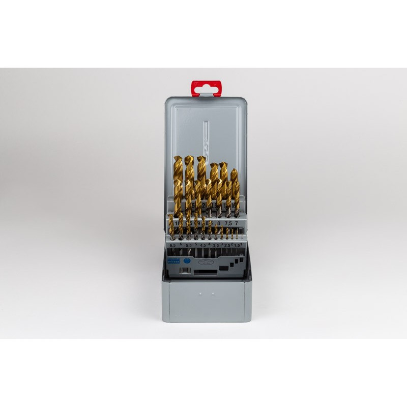 25-Piece, 1mm - 13mm Cobalt Jobber Drill Set