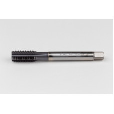 M14x2.0 M HSS-E Straight Flute Tap, 11mm Shank x 26mm Thread Length, 2XD, Mod. Bottoming, 4 Flute, 6HX, TiCN Coated