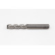 8mm Dia. Carbide End Mill, 3 Flute, Uncoated, 8mm Smooth Shank x 32mm LOC, 0.25mm Radius, HSAM2