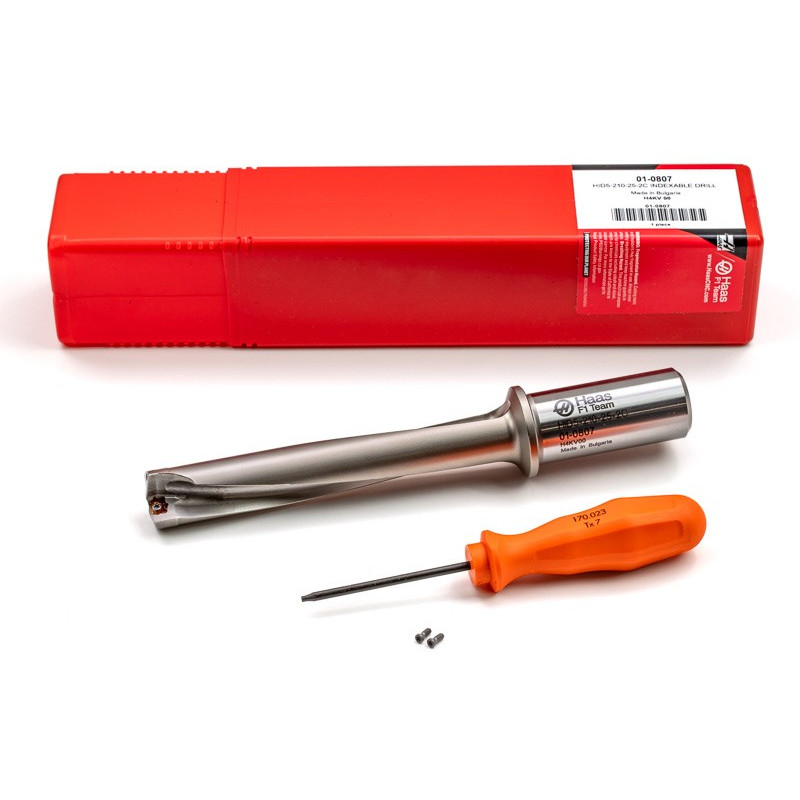 HID5, корпус свердла зі змінною різьбою Ø 21 мм, хвостовик 25 мм, 5XD, розмір пластини C, TSC